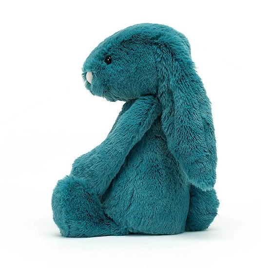 Peluche Jellycat Bleu Petrol – Bashful Mineral Blue Bunny – Medium Bas3mbb 31cm 4 Peluche Jellycat Bleu Petrol – Bashful Mineral Blue Bunny – Medium Bas3mbb 31cm – Image 2