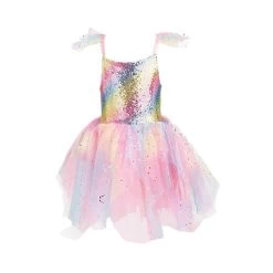 D&eacute;guisement Robe Et Ailes De F&eacute;e Arc-en-ciel - 5/6 Ans -Petits Trésors Soldes p 4701 supp 2 221107183053