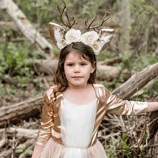 Déguisement Robe Et Serre-tête Des Bois - 5/6 Ans 3 Déguisement Robe Et Serre-tête Des Bois - 5/6 Ans