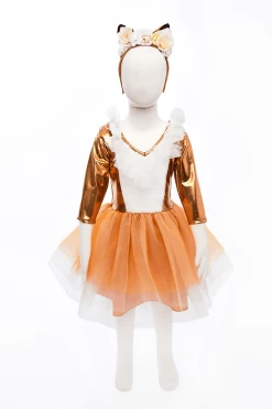 D&eacute;guisement Robe Et Serre-t&ecirc;te Renard - 5/6 Ans -Petits Trésors Soldes p 4703 supp 4 221122183736