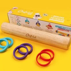 Coffret Cuisine Enfant Chefclub : Rouleau Patisserie Ajustable Avec Anneaux -Petits Trésors Soldes p 4720 supp 2 221110142036