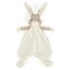 Doudou Plat B&eacute;b&eacute; Jellycat Li&egrave;vre - Cordy Roy Baby Hare Soother - Srs4ha