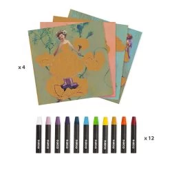 Crayons De Cire Inspired By Ballerines - Degas -Petits Trésors Soldes p 5038 supp 2 221223160304