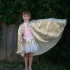 D&eacute;guisement Cape Dor&eacute;e &agrave; Sequins - 5/6 Ans -Petits Trésors Soldes p 5043G 221223174535