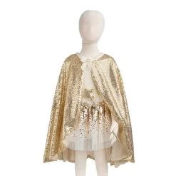 D&eacute;guisement Cape Dor&eacute;e &agrave; Sequins - 5/6 Ans -Petits Trésors Soldes p 5043 supp 4 221223174547