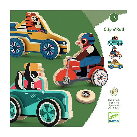 Jeu De Manipulation En Bois - Clip'n'roll 4 Jeu De Manipulation En Bois - Clip'n'roll – Image 2